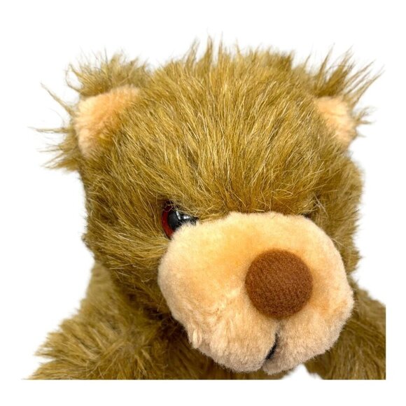 Realistic Brown Bear Hand Puppet Toy Gift Plush Animal Pretend Play Educational - Picture 9 of 9